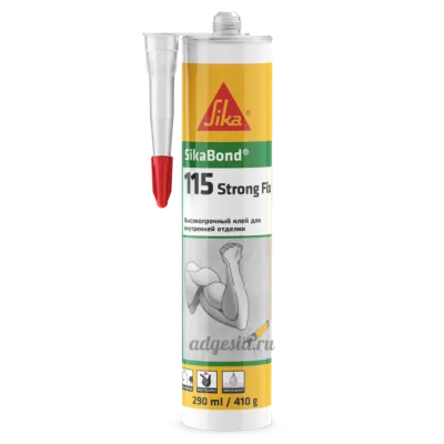 Сильный монтажный клей Sikabond-115 Strong Fix, 290 мл