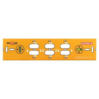 Шаблон (кондуктор) для монтажа электрических подрозетников INSTALLER Electric-3 (арт. 1578)