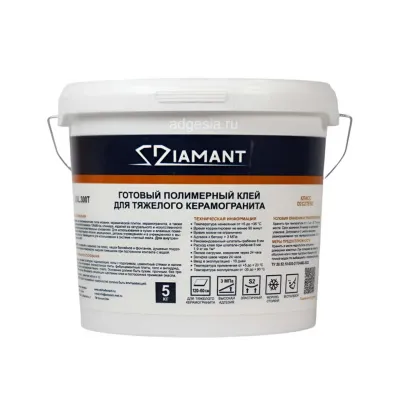 Готовый полимерный клей для тяжелого керамогранита Diamant Star LVL.300Т, 5 кг