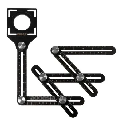 Шаблон-линейка (алюминий) Bihui (арт. DBG6)