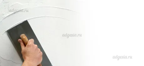 шпатлевание стен белой шпатлевкой