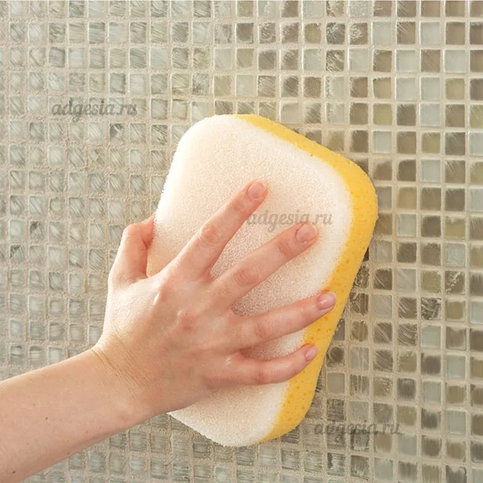 очистка плитки от затирки