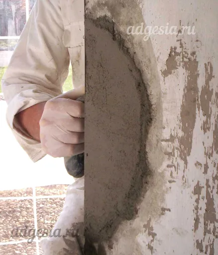 ремонт бетона смесью Mapegrout Thixotropic