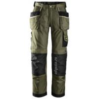 Рабочие брюки с накладными карманами Craftsmen Holster Pockets Trousers, DuraTwill, Snickers Workwear 3212