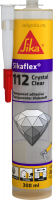 Прозрачный герметик-клей Sikaflex 112 Crystal Clear 290 мл.