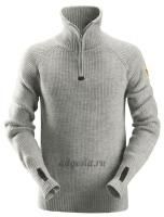 Шерстяной свитер ½-Zip Wool Sweater, Snickers Workwear 2905
