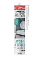 Санитарный силиконовый герметик Litosil Litokol, 280 мл.
