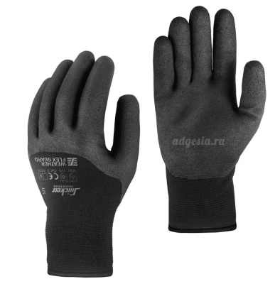 Бесшовные зимние перчатки Weather Flex Guard Gloves, Snickers Workwear 9325
