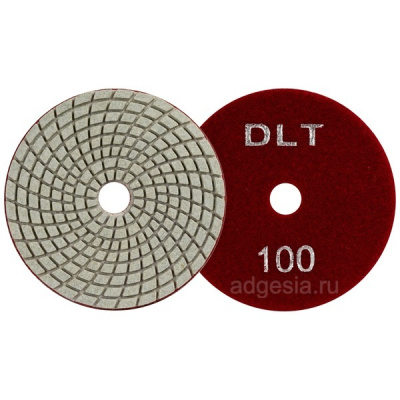 АГШК DLT №1, для сухой и мокрой шлифовки, Ø100мм, #100 (арт. 0645)