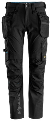 Легкие эластичные брюки с отстегивающимися карманами Trousers+ Detachable Holster Pockets, Snickers Workwear 6208