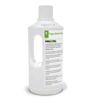 Чистящее средство для свежей эпоксидной затирки Fuga-Wash Eco, Kerakoll 1,5 л.
