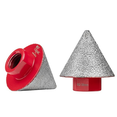 Алмазная конусная фреза DLT Ceramic Cone Pro, 2-38мм (арт. 0512)