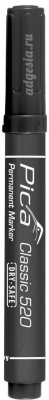 Перманентный маркер Pica Classic Dry Safe 520/46, черный
