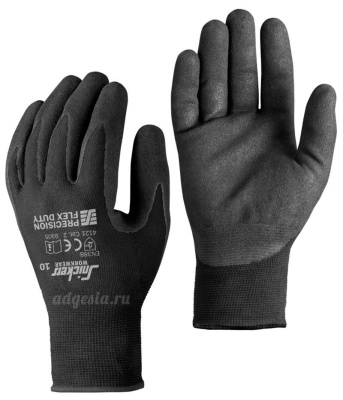 Универсальные рабочие перчатки Snickers Workwear 9305, Precision Flex Duty Gloves