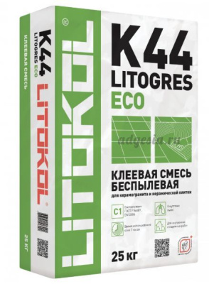 Клей для керамики и керамогранита Litogres K44 Eco