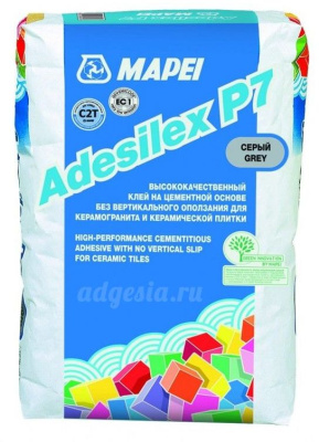 Клей для плитки Adesilex P7 25 кг. Mapei
