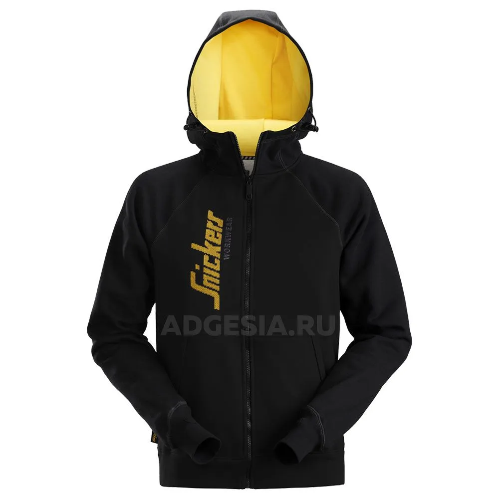 Худи на молнии Logo Full Zip Hoodie (арт. 2888), Snickers Workwear, размер XS, 9504 NavyBlack