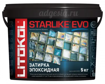 Эпоксидная затирка Litokol Starlike EVO, 1 кг., S.100 Bianco Assoluto