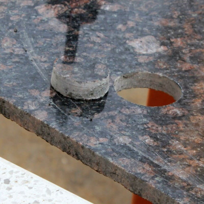 Алмазная коронка по керамограниту Bihui 35 мм (вакуумная пайка), арт. DBDF35