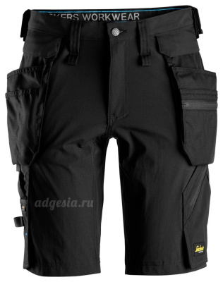 Легкие шорты со съемными карманами Snickers Workwear 6108, Shorts+ Detachable Holster Pockets