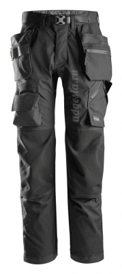 Рабочие штаны для напольных работ Floorlayer Trousers+ Holster Pockets, Snickers Workwear (арт.6923)